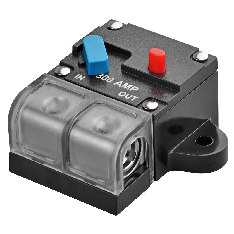 BAITHNA Fuse Holders Inverter Circuit Breaker Car Audio Solar Energy Inline Circuit Breaker Fuse Inverter with Waterproof Cover for Motor Auto Car Marine Boat (300A) - Image 5